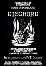 >Dischord - Punktoberfest 2018, Beat Generator, Dundee, Scotland 20.10.18